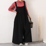 ブラック | オールインワン サロペット ロング | REAL STYLE