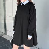 ブラック | チュニック ワンピース レディース | REAL STYLE
