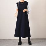 ネイビー | ワンピース レディース 長袖 | REAL STYLE