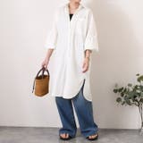 オフホワイト | シャツワンピース レディース 長袖 | REAL STYLE