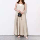 ライトベージュ | キャミソールワンピース レディース ロング | REAL STYLE