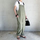 カーキ | サロペット レディース パンツ | REAL STYLE