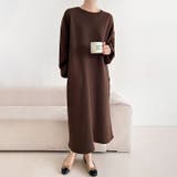 ブラウン | ワンピース レディース 長袖 | REAL STYLE
