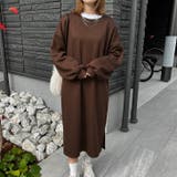 ブラウン | ワンピース レディース 長袖 | REAL STYLE