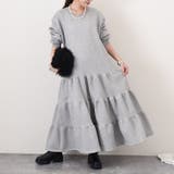 グレー(裏起毛) | ワンピース レディース 裏起毛 | REAL STYLE