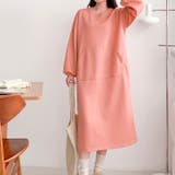 コーラルピンク | ワンピース レディース ロング | REAL STYLE