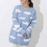 ライトブルー | ニット レディース 長袖 | REAL STYLE