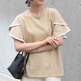 ベージュ | カットソー レディース 半袖 | REAL STYLE