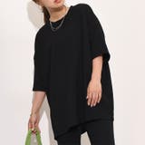 ブラック | カットソー レディース 半袖 | REAL STYLE