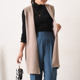 ベージュ | ジレ レディース 秋冬 | REAL STYLE