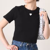ブラック | Tシャツ レディース 半袖 | REAL STYLE