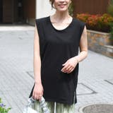 ブラック | ノースリーブ トップス レディース | REAL STYLE