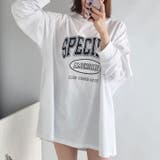 ホワイト | カットソー レディース ロゴプリント | REAL STYLE