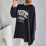 ブラック | カットソー レディース ロゴプリント | REAL STYLE