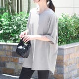 グレー | カットソー チュニック レディース | REAL STYLE