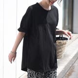 ブラック | カットソー チュニック レディース | REAL STYLE