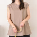 モカ | カットソー レディース ノースリーブ | REAL STYLE