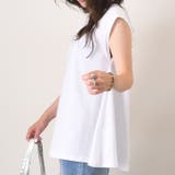 オフホワイト | カットソー レディース ノースリーブ | REAL STYLE