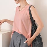 コーラルピンク | カットソー レディース タンクトップ | REAL STYLE