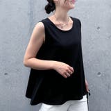 ブラック | カットソー レディース タンクトップ | REAL STYLE