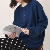 ネイビーブルー | ニット セーター レディース | REAL STYLE