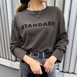 グレー | Tシャツ レディース 長袖 | REAL STYLE