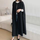 ブラック | ケープコート レディース ロング | REAL STYLE