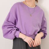 パープル | スウェット レディース 裏起毛 | REAL STYLE