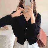 ブラック | カーディガン レディース ニット | REAL STYLE