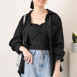 ブラック | シャツ ビスチェ 2点セット | REAL STYLE