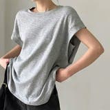 グレー | Tシャツ レディース 半袖 | REAL STYLE