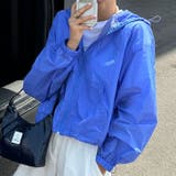 ブルー | パーカー レディース 薄手 | REAL STYLE