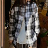 ブラック | シャツ レディース チェック柄 | REAL STYLE