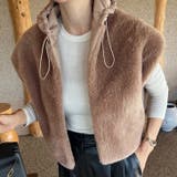 モカブラウン | エコファーベスト フリースベスト ジャケット | REAL STYLE