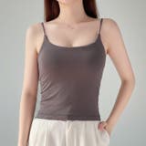 チャコール | キャミソール カップ付き 裏起毛 | REAL STYLE