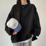 ブラック | スウェット レディース 裏起毛 | REAL STYLE