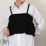 ブラック | キャミソール ビスチェ 重ね着 | REAL STYLE