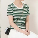 グリーン | Tシャツ レディース 半袖 | REAL STYLE