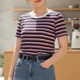 ネイビー | Tシャツ レディース 半袖 | REAL STYLE