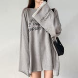 グレー | スウェット チュニック レディース | REAL STYLE