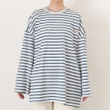 ネイビーブルー | カットソー レディース 長袖 | REAL STYLE