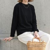 ブラック | カットソー レディース 長袖 | REAL STYLE