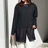 ブラック | カットソー レディース 長袖 | REAL STYLE