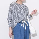 ネイビー | カットソー レディース 長袖 | REAL STYLE