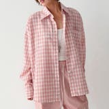 ピンク | チェックシャツ レディース 長袖 | REAL STYLE