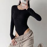 ブラック | ボディスーツ レディース クロッチ | REAL STYLE