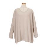 ベージュ | シアーニット レディース 長袖 | REAL STYLE