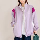 パープル | トラックジャケット レディース 春 | REAL STYLE