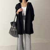 ブラック | コート レディース 長袖 | REAL STYLE