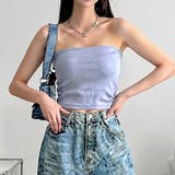 ライトブルー | チューブトップ レディース カップなし | REAL STYLE
